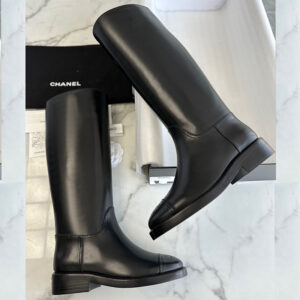 샤넬 [터보공장] 카프스킨 하이 부츠 (TJ공장)