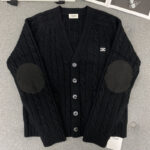 셀린느 【터보】 트리옹프 케이블 니트 캐시미어 가디건（TJ공장）