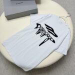 발렌시아가 3B 리퀴파이드 오버사이즈 반팔 티셔츠