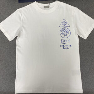 디올 【터보】 x 힐튼 넬 프린트 반팔 티셔츠（TJ공장）