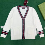 구찌 【잔디집】 인타르시아 울 니트 가디건（레어）