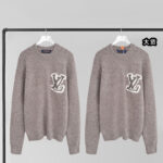 루이비통 【YD공장】 울 크루넥 인타르시아 니트