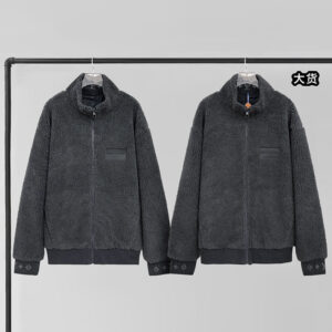 루이비통 [YD공장] 모노그램 레더 패치 후리스 자켓