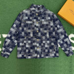 루이비통 【잔디집】 다미에 데님 워크웨어 자켓（레어） x 니고