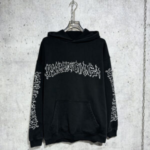 발렌시아가 【사슬공장】 DIY 오버사이즈 후디 메탈 아웃라인