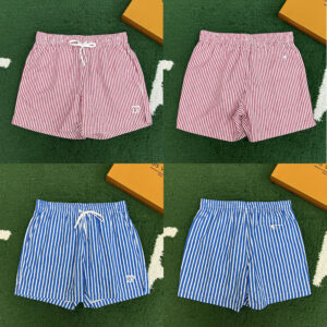 루이비통 【잔디집】 모노그램 스트라이프 스윔 숏 팬츠（레어）