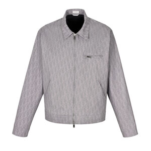 디올 【잔디집2】 오블리크 지퍼 블루종 자켓（세븐）