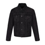 루이비통 【잔디집2】 프록드 다미에 데님 트러커 자켓（세븐）