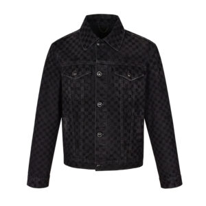 루이비통 【잔디집2】 프록드 다미에 데님 트러커 자켓（세븐）