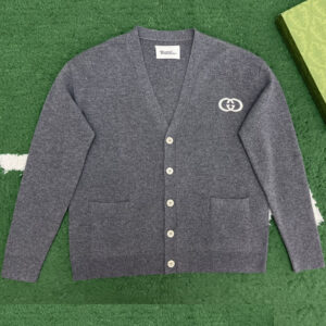 구찌 【잔디집】 인터로킹 G 울 니트 가디건（레어）