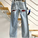 발렌시아가 【계단집】 데님 디스트로이드 팬츠