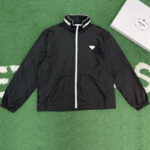 프라다 【잔디집】 리버서블 나파 리나일론 블루종 자켓（레어）