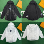 루이비통 【잔디집】 모노그램 나일론 리버서블 윈드브레이커（레어）