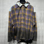 아크네 24fw 후드 버튼 업 셔츠