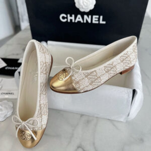 샤넬 【터보】 트위드 발레리나 플랫 (TJ공장)