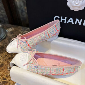 샤넬 (TJ공장) 【터보】 트위드 발레리나 플랫