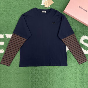 미우미우 【잔디집】 긴소매 저지 티셔츠（레어）