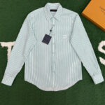 루이비통 【잔디집】 모노그램 스트라이프 셔츠（레어）