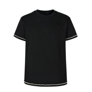 루이비통 [잔디집2] 1AFXOU 반팔 티셔츠 코튼 진주 장식 (세븐)