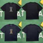 펜디 【잔디집】 FF 이토 코튼 자카드 반팔 티셔츠 （레어）