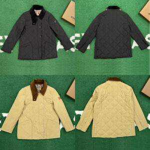 버버리 【잔디집】 다이아몬드 퀼팅 반 자켓（레어）