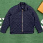 루이비통 【잔디집】 모노그램 퀼팅 오버셔츠（레어）