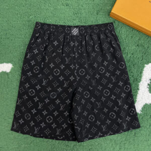 루이비통 【잔디집】 모노그램 자카드 실크 숏 팬츠（레어）