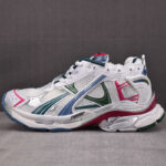 발렌시아가 【OK공장】 러너 스니커즈 화이트/다크그린/블루/핑크