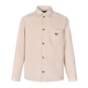 프라다 [잔디집2] Bull 트라이앵글 로고 데님 셔츠 (세븐)