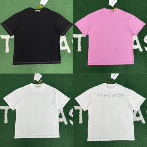 아크네 【잔디집】 사인 로고 크루넥 반팔 티셔츠（레어）