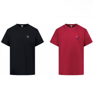 로에베 【잔디집2】 아나그램 로고 반팔 티셔츠（세븐）