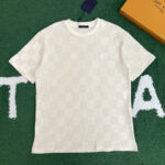 루이비통 【잔디집】 다미에 코튼 프렌치 테리 티셔츠（레어）