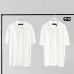 루이비통 【YD공장】 모노그램 포인텔 코튼 반팔 셔츠