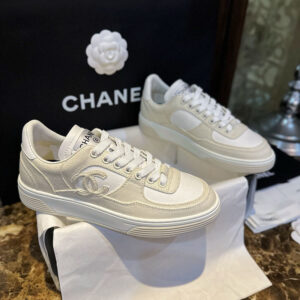 샤넬 【터보공장】 24c CC로고 크루즈 테니스 스니커즈（TJ）