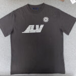 루이비통 【TJ공장】 워시드 프린티드 코튼 반팔 티셔츠 (터보)