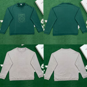 로에베 【잔디집】 아나그램 레귤러 맨투맨 스웨트셔츠 코튼 (레어)