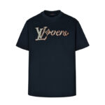 루이비통 【잔디집2】 LV 러버스 엠벨리시드 반팔 티셔츠（세븐)