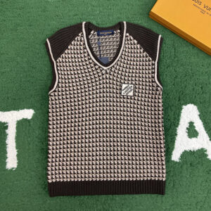 루이비통 【잔디집】 코튼 자카드 베스트（레어）