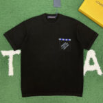 루이비통 [잔디집] 엠벨리시드 크루넥 쇼트 슬리브드 코튼 반팔