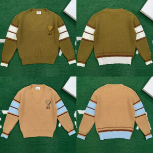아미 【잔디집】 드 꾀흐 울 칼리지 스웨터 (레어)