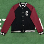 셀린느 【잔디집】 백로고 코튼 테디 자켓（레어）