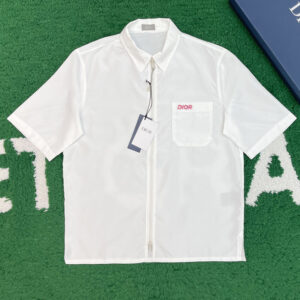 디올 [잔디집] x 팔리 반소매 지퍼 셔츠