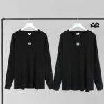 로에베 【YD공장】 아나그램 롱 슬리브 오버사이즈 티셔츠