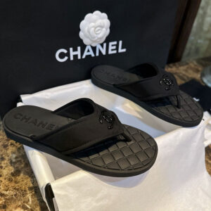 샤넬 [TJ공장] 23s 쪼리 슬리퍼 퀼팅