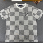 루이비통 【TJ공장】 MLVD 다미에 자카드 반팔 티셔츠 (터보)