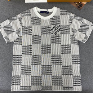 루이비통 【TJ공장】 MLVD 다미에 자카드 반팔 티셔츠 (터보)