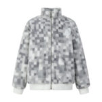 루이비통 【잔디집2】 다미에 플리스 블루종 자켓（세븐）