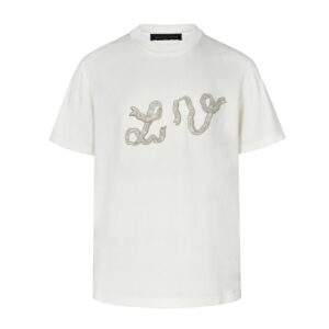 루이비통 【잔디집2】 LV 리본 자수 반팔 티셔츠（세븐)