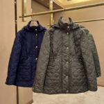 버버리 다이아몬드 퀼팅 나일론 자켓