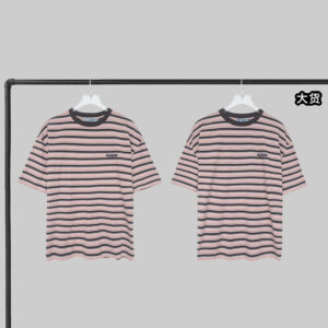 프라다 【YD공장】 스트라이프 반팔 티셔츠 코튼